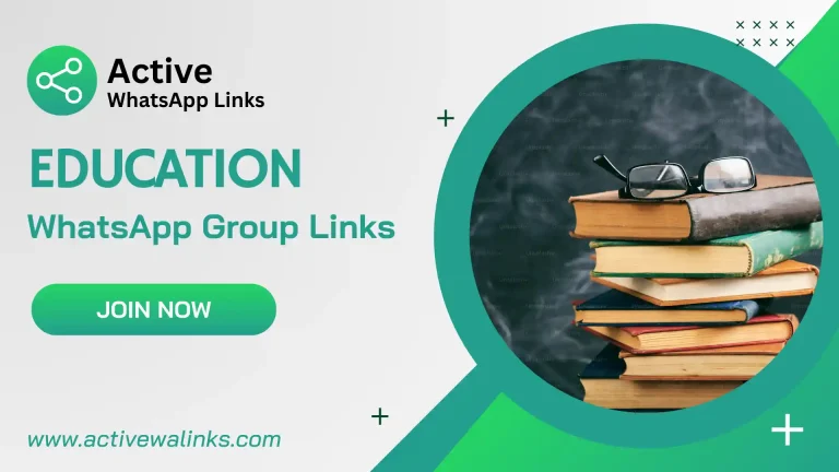 Education WhatsApp Group Links
